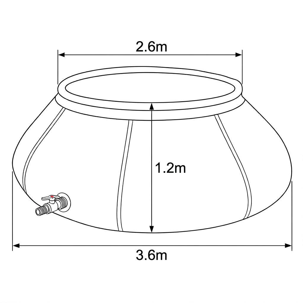 HTS Water Transfer Bag 10000 L